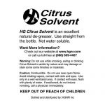 HG Citrus Solvent 8 oz