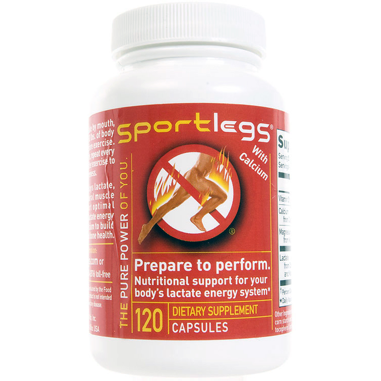 120 ct SportLegs Lactic Acid Buffering Dietary Supplement Capsules 